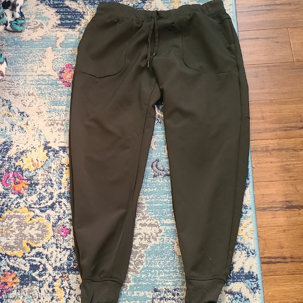 Men's Olive Green Jogger Pants By Legend, Size Large
